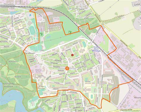 mapa servisů a prohlídek v oblasti Horní Mecholupy