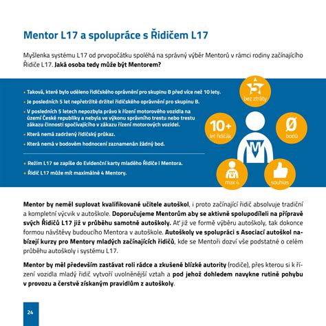 mentor L17 podminky staci 4 mentory
