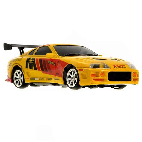 Driftovací auto Toyota Supra - schéma podvozku a pohybů v zatáčkách