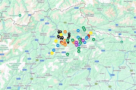Mapa místa provozovny a servisního zázemí