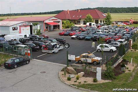 Bechyně autovrakoviště - provozovna a sklad dílů