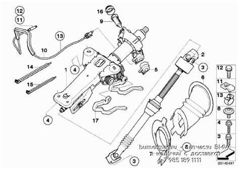 Montáž tlumičů a vzpěr BMW E39 - schéma