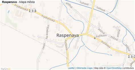 mapa autovrakoviště Raspenava