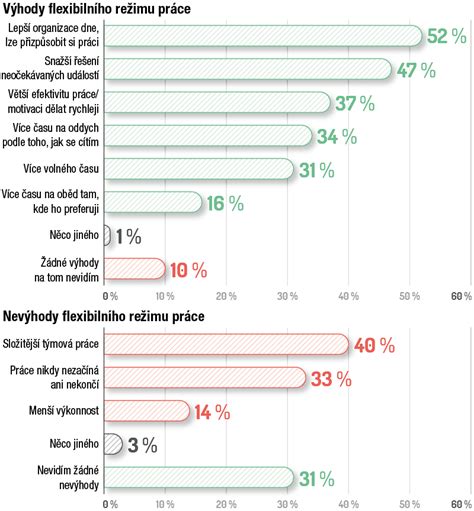 infografika flexibilní práce a benefity