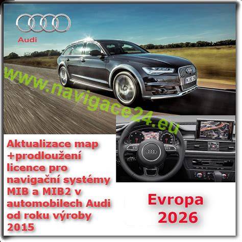 infografika aktualizace map Audi