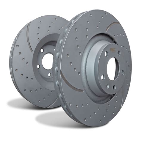 Sportovní drážkované brzdové kotouče EBC Brakes GD Turbo Groove.