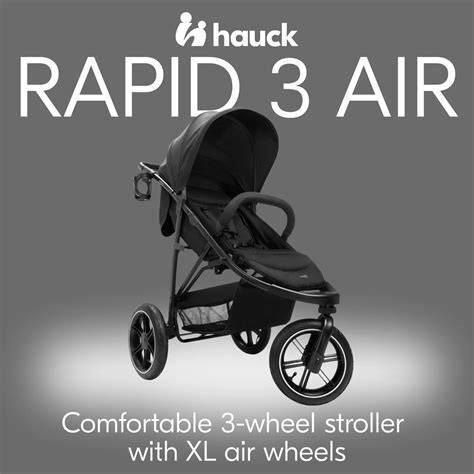 Infografika: Srovnání klíčových parametrů kočárku Hauck Rapid 3 AIR