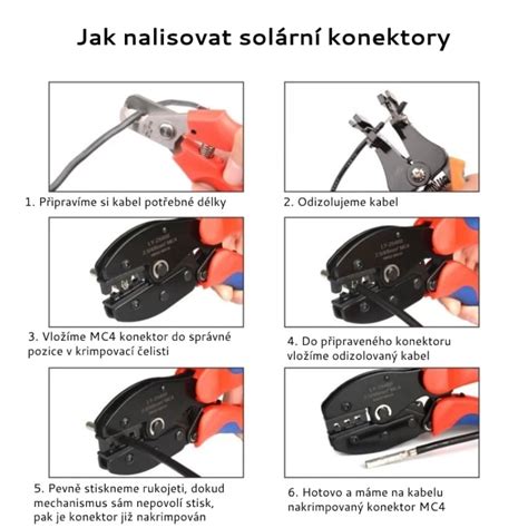 Detail opravné sady kabelu s konektory a smršťovacími bužírkami