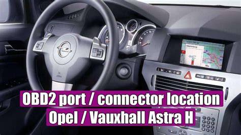 OBD2 umístění Opel Astra H