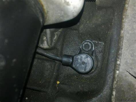 teplotní čidlo a umístění v motoru Octavia I