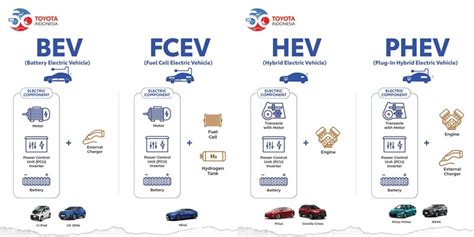 xEV terminologie HEV PHEV BEV FCEV