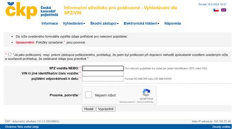 grafika kontrola pojištění databází ČKP