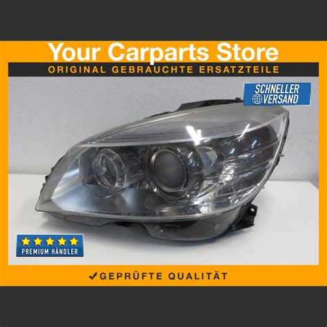 obrázek karoserie Mercedes C-W204 a LED světlometů