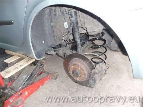 ukazovací foto uložení tlumičů Renault Twingo zadní