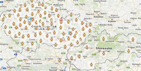Mapa smluvních servisů pojišťovny a kontakty