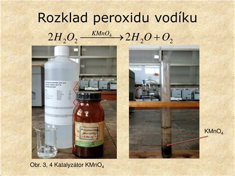 rozklad peroxidu postupy a katalyzátory