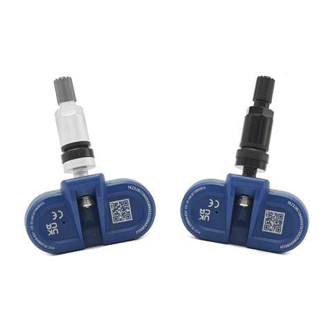 TPMS senzor ventil černý a stříbrný