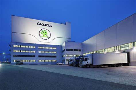 vizuální panorama skladů ŠKODA Parts Center