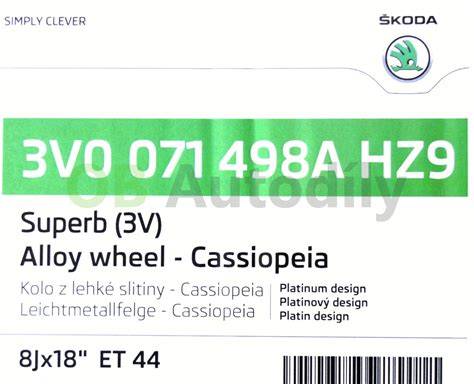 kolo cassiopeia 18 schéma rozlozeni hmoty