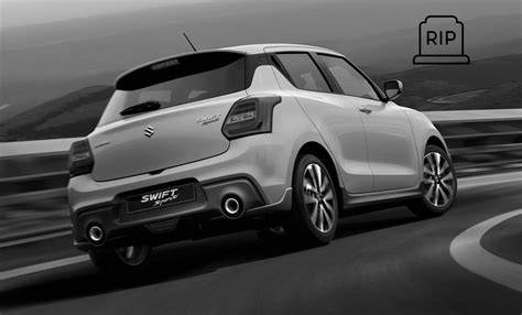 Infografika skladových modelů Suzuki Swift a souvisejících verzí