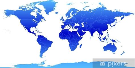 Mapa světa s vyznačenými zeměmi, kde se montoval Peugeot 504