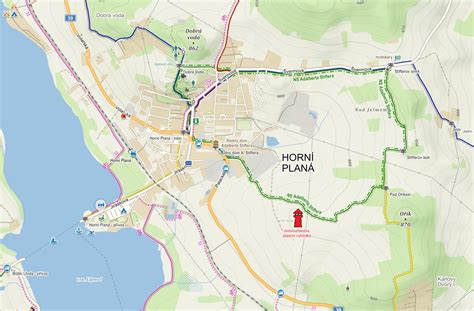 přehledná mapa autoservisů v Horní Plané