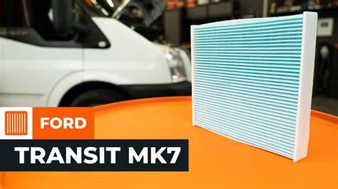 kabinovy filtr ford transit mk7 ukazky umisteni