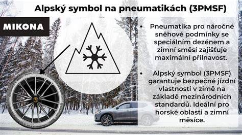 Infografika: Jak poznat 3PMSF a M+S na pneumatikách