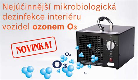 dezinfekce klimatizace ozonem v kabině