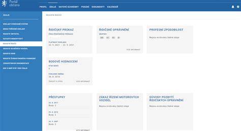 Portál dopravy a online registr vozidel