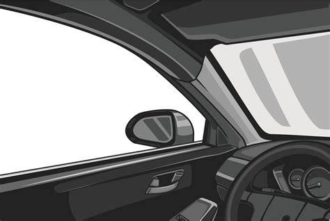 illustration of car interior mounting