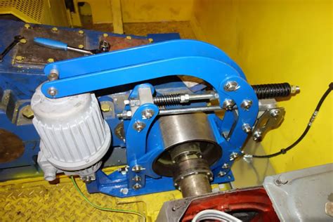 vizuální znázornění elektromagnetické brzdy