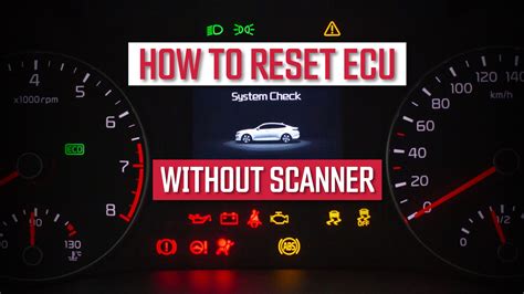 vizualizace reset ECU a postupů