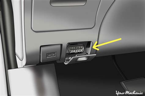 OBD port lokalizace v Fabii