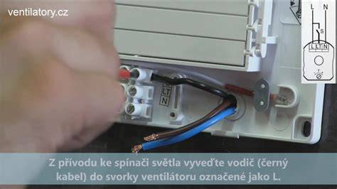 schematické zobrazení zapojení odporu ventilátoru