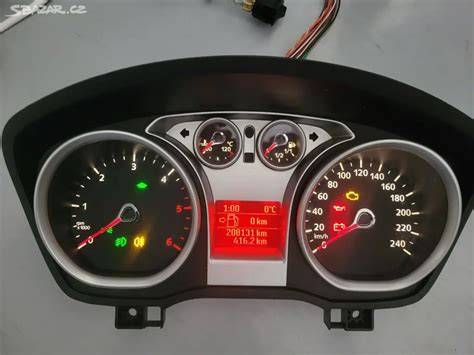 přístrojová deska Ford Focus kontrolky