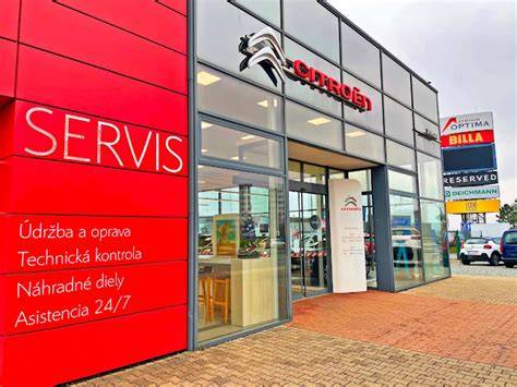 pobočka autoservis Citroën Malenovice exteriér