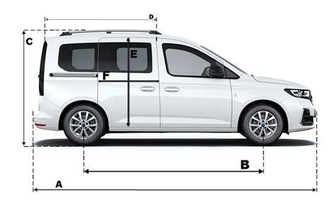 infografika: rozměry a verze Ford Connect