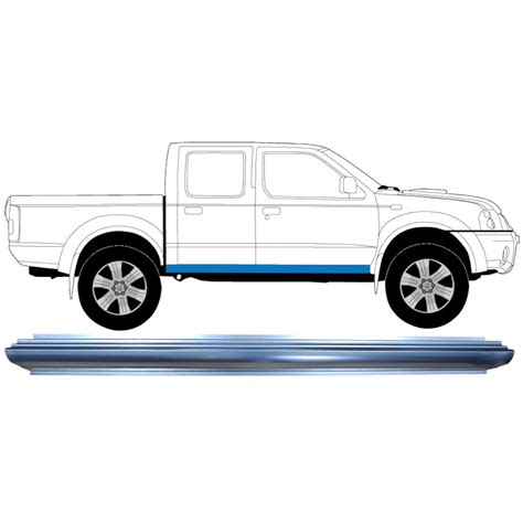 Obrázek: Opravný plech prahu Nissan Navara D22 1998-2005
