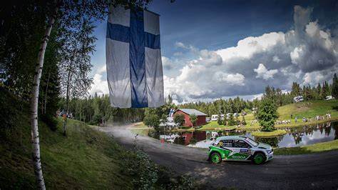 Finská rallye Jyväskylä ilustrační foto