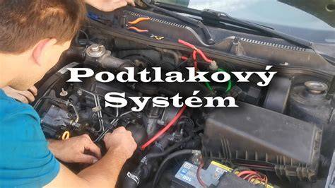 Podtlakový systém a jeho součástky