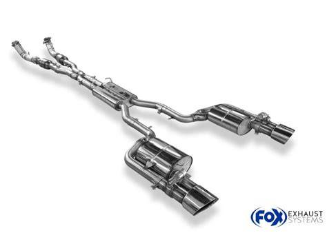 výfukový systém Fox pro SUV infografika