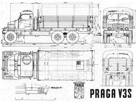 Praga V3S technické detaily obraz