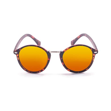 Sluneční brýle Mercedes-Benz pro řidiče s oranžovými skly a černým/červeným rámem