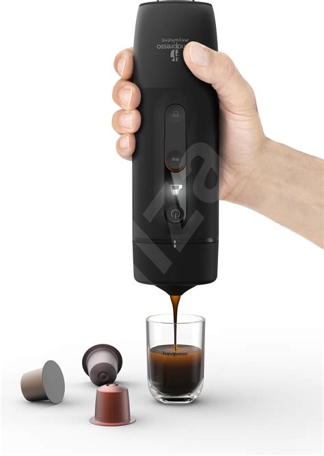 Kávovar Handpresso pro auto Mercedes-Benz, černý, s digitálním displejem