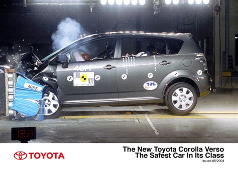 Euro NCAP a bezpečnostní prvky Corolla Verso