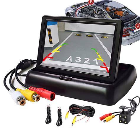 Vzor zapojení zpětového zrcátka s LCD monitorem