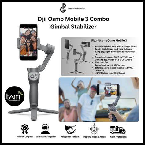 Fotografie balení Osmo Mobile 3 Combo s příslušenstvím