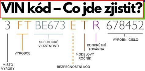 Fotografie označení kódu převodovky a vnějšího uspořádání