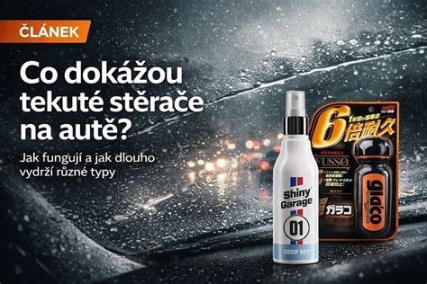 Infografika: Jak fungují ostřikovače a stěrače ve vozidle